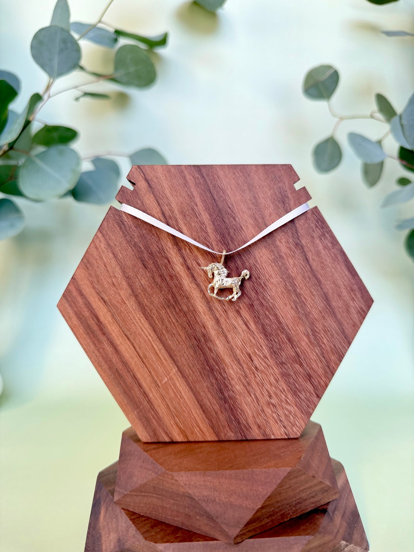 Yellow Gold Unicorn Pendant