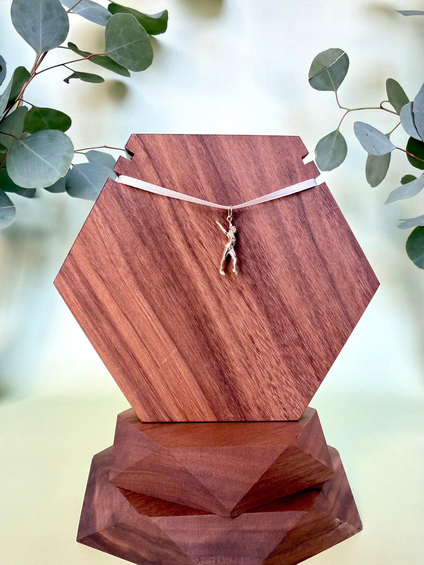 Yellow Gold Gymnast Pendant