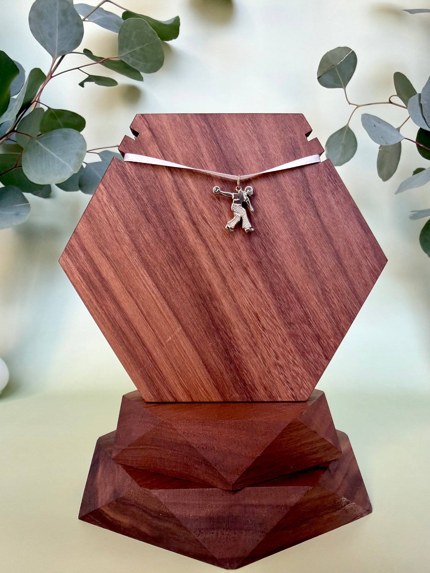 Vintage Yellow Gold Male Bowler Pendant