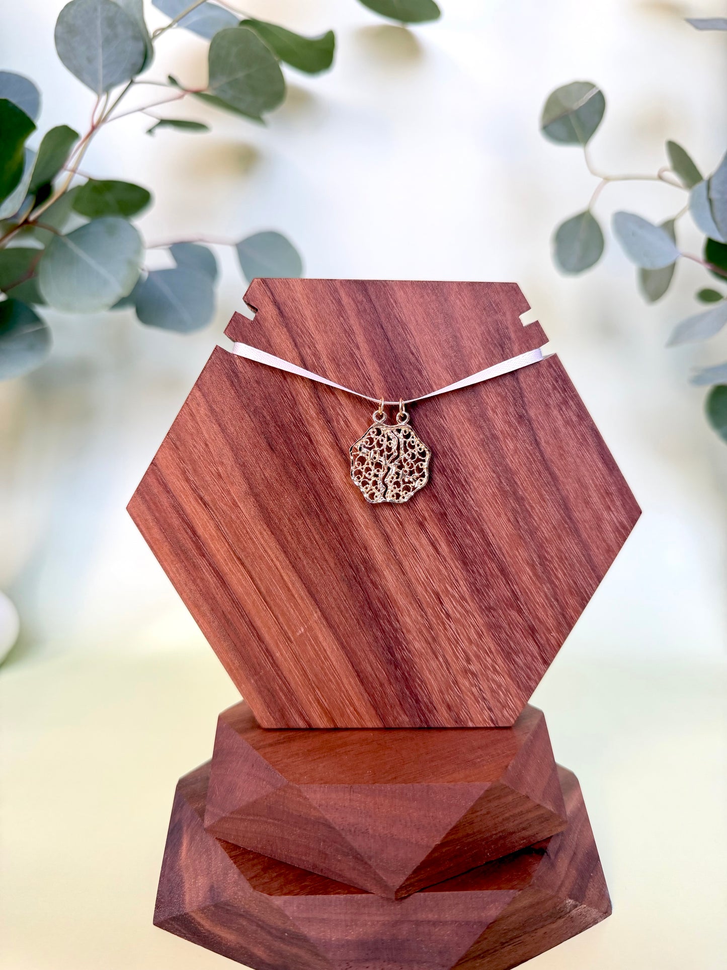 Lovers Dual Pendant in Yellow Gold