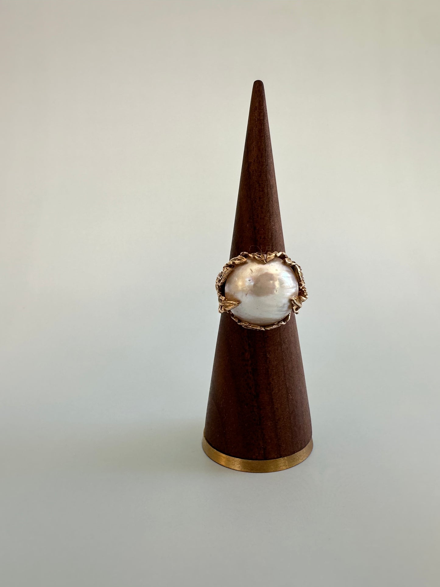 Large White Pearl Ring