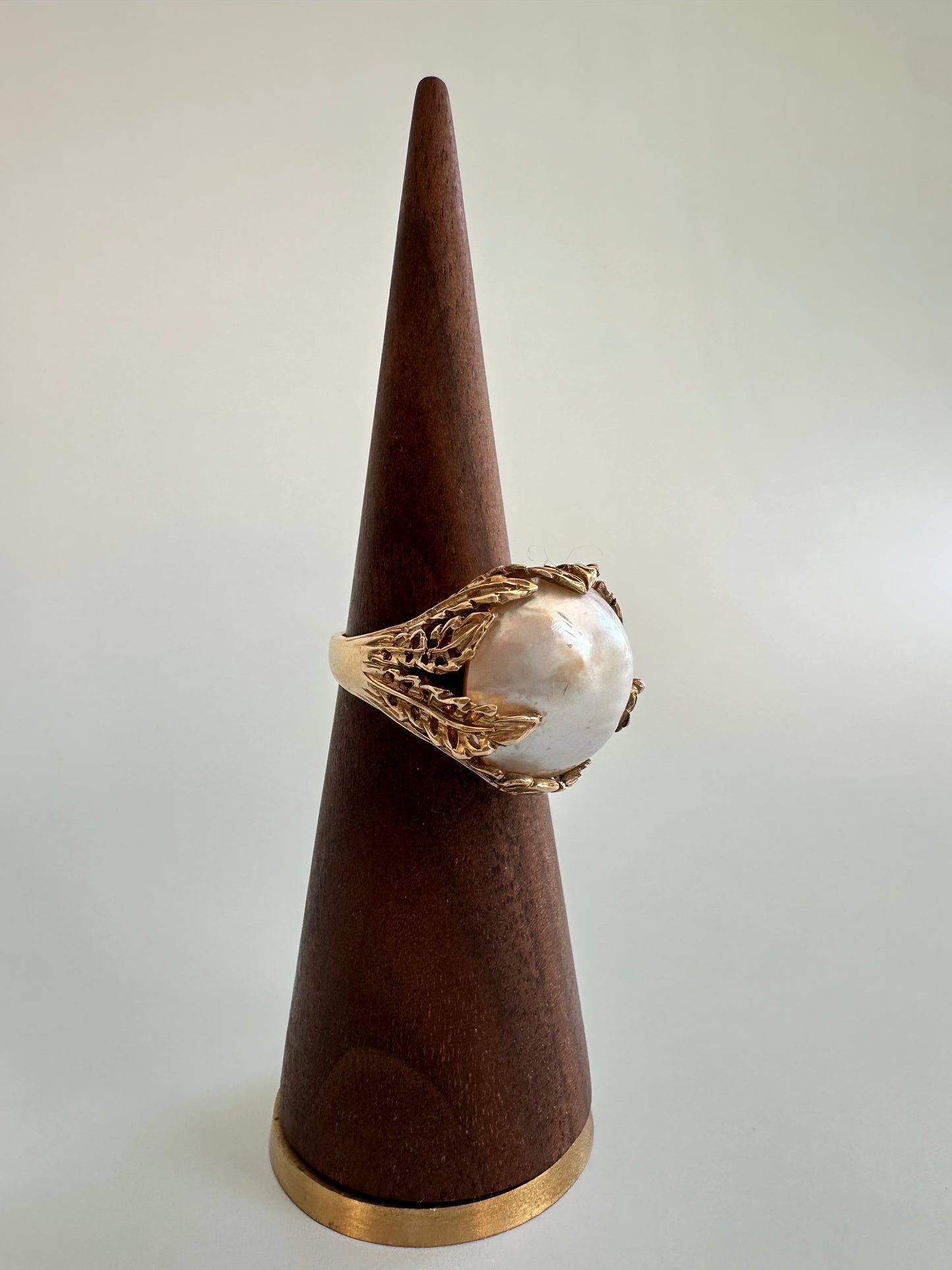 Large White Pearl Ring