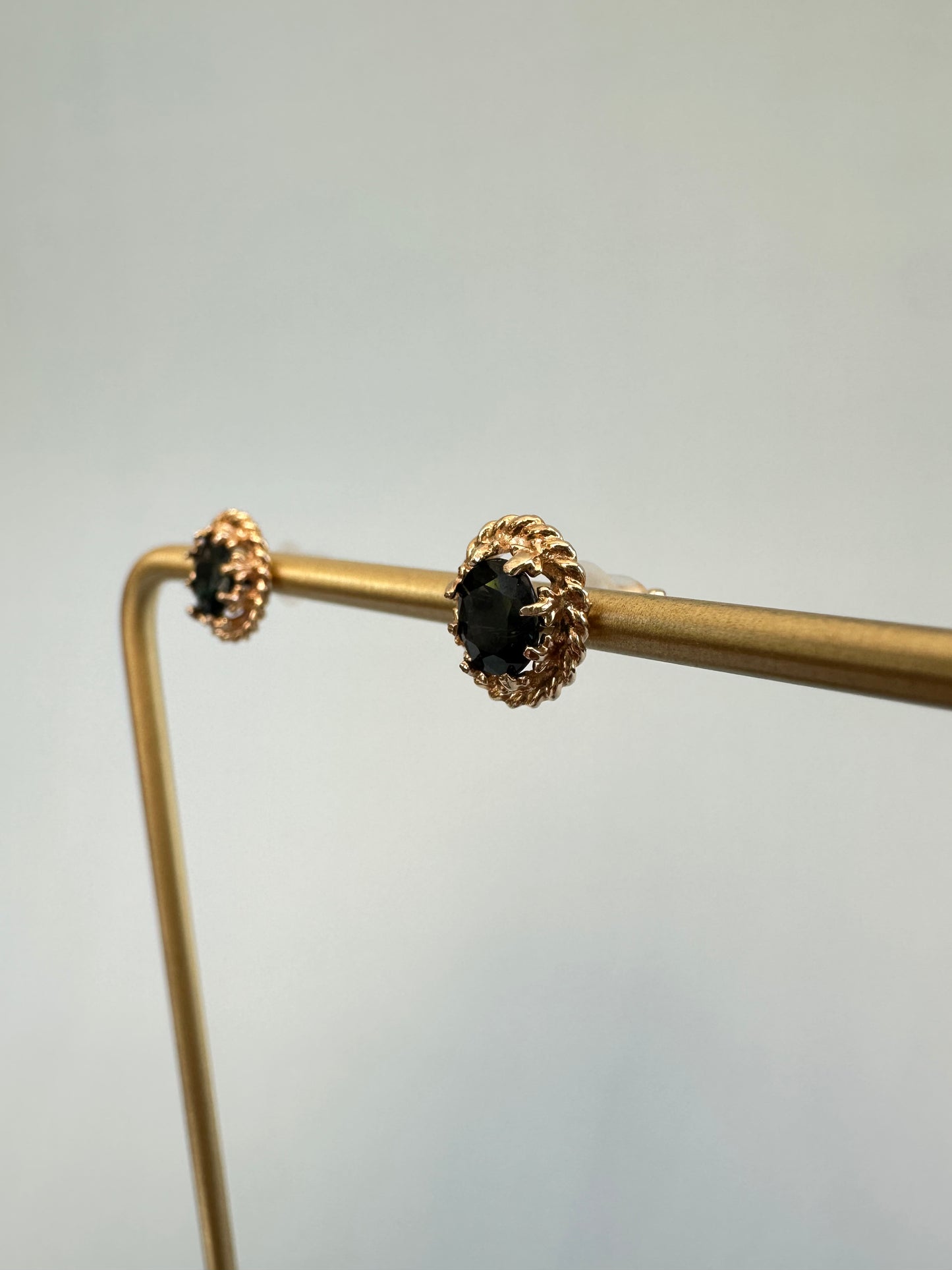 Oval Cut Sapphire Stud Earrings