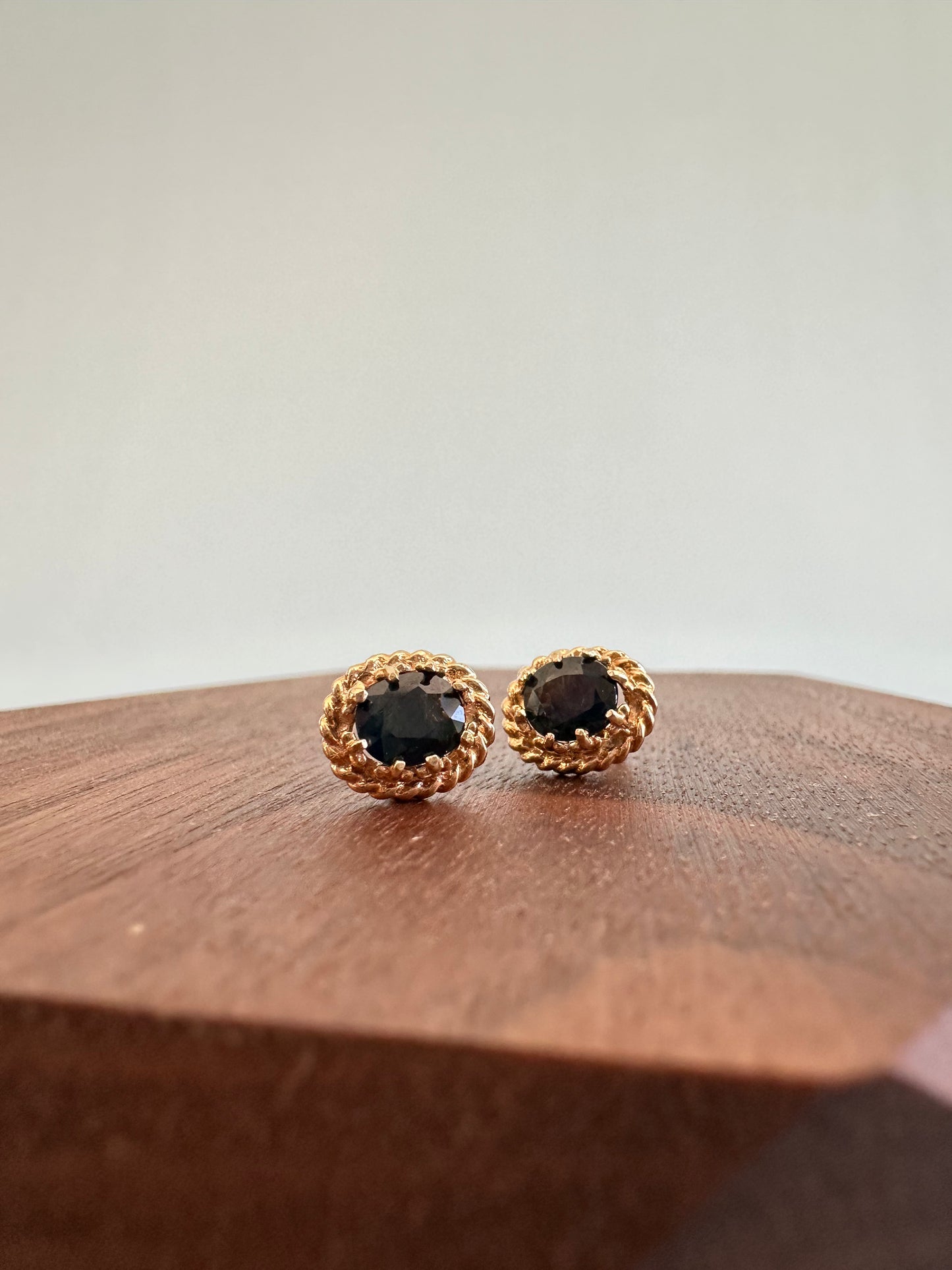 Oval Cut Sapphire Stud Earrings