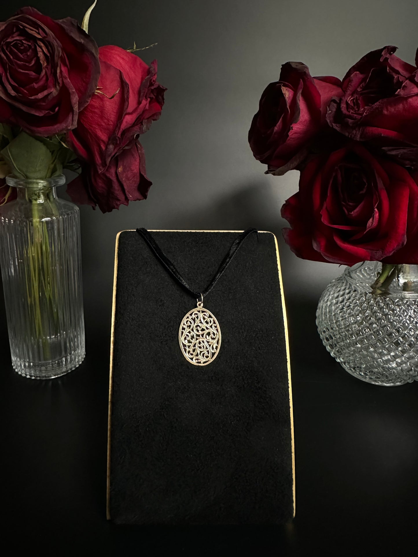 Gold Filigree Pendant