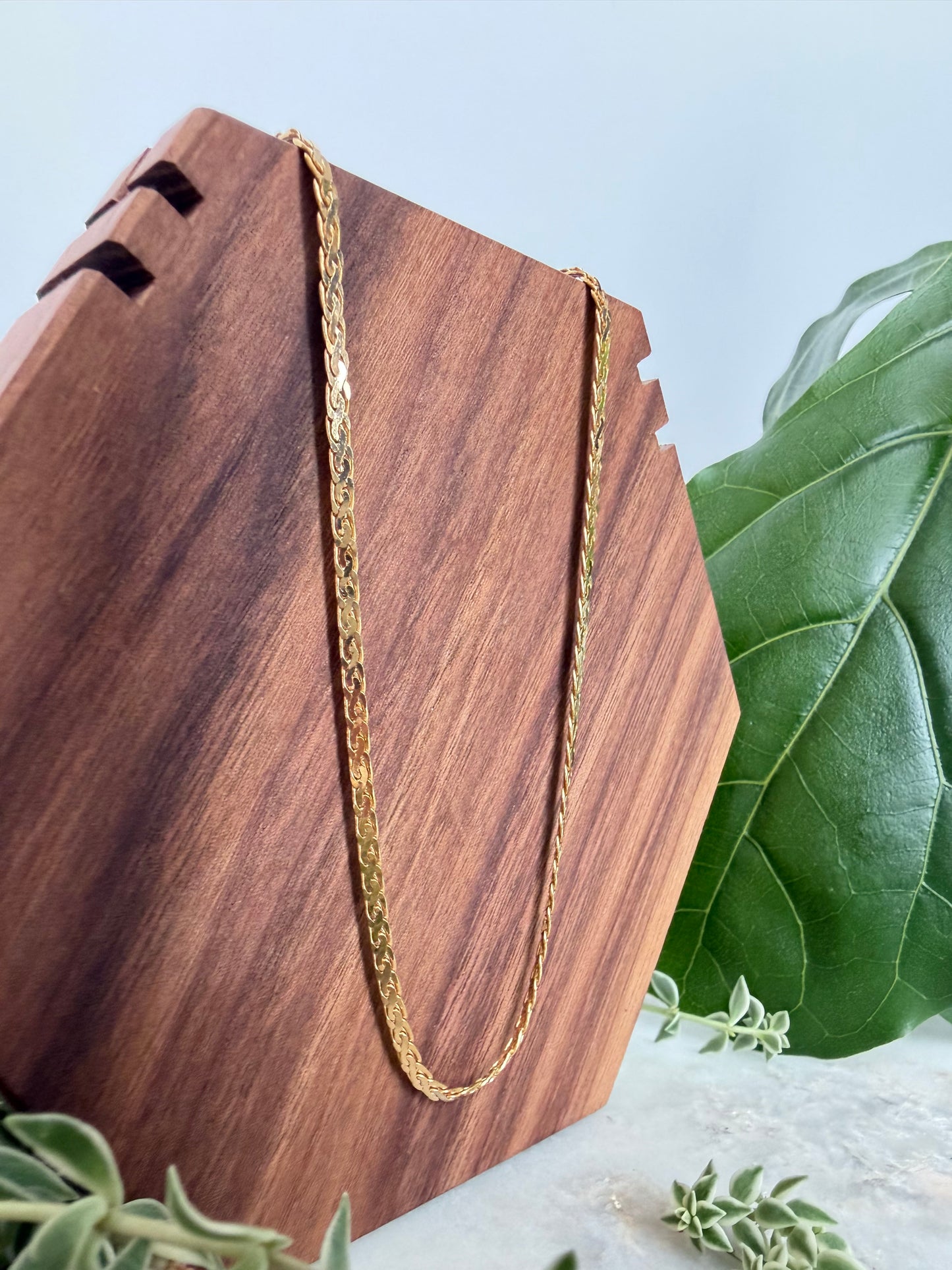 Wheat Chain in 14kt Yellow Gold