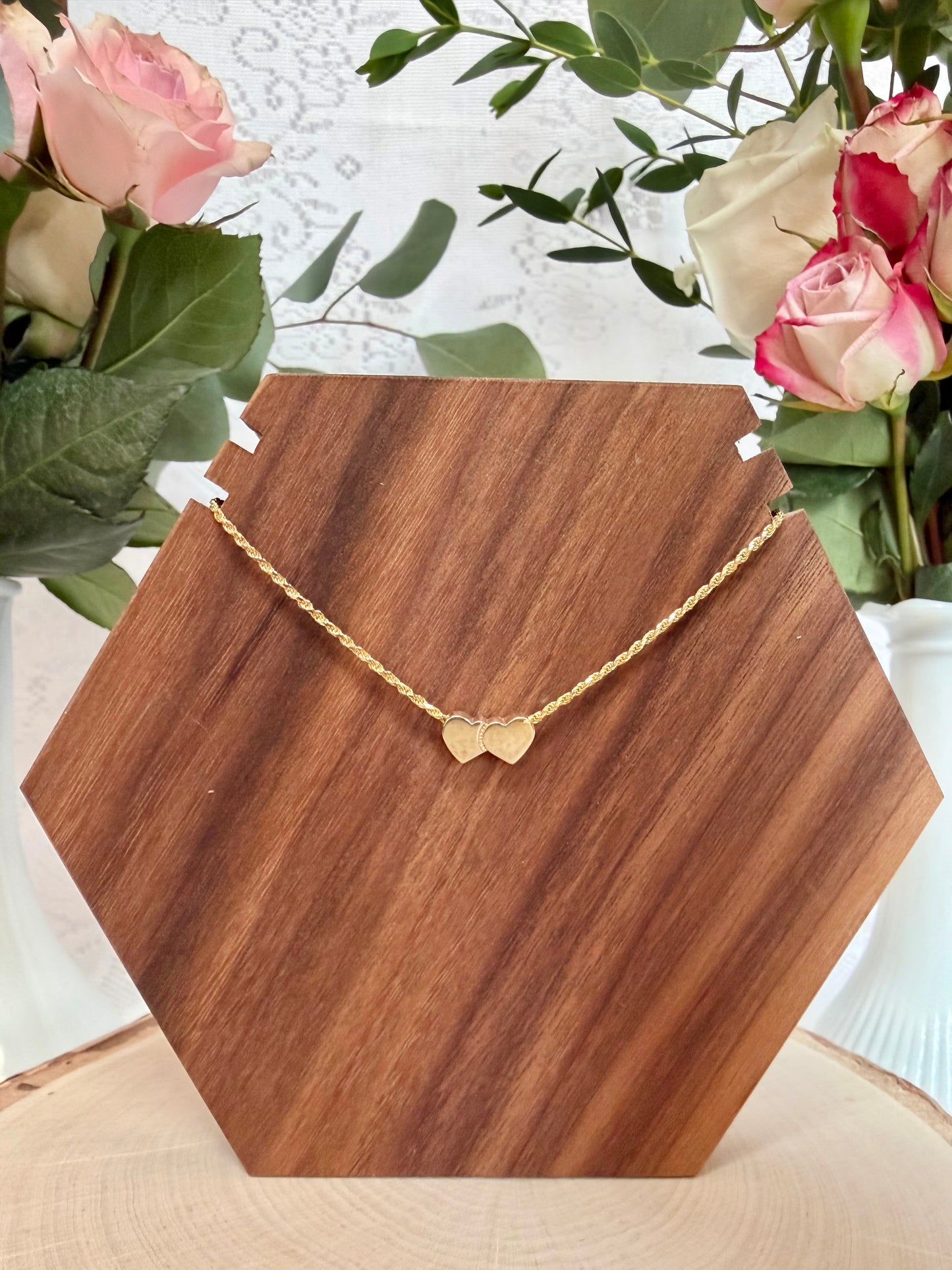 Double Heart Necklace