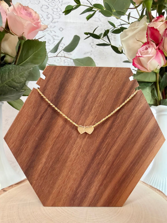 Double Heart Necklace