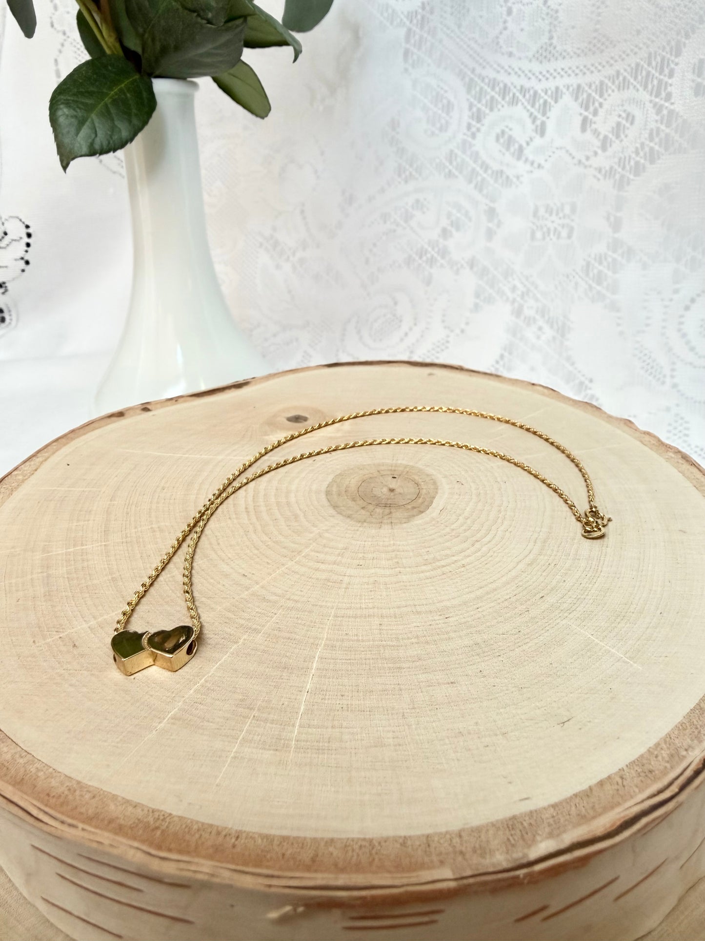 Double Heart Necklace