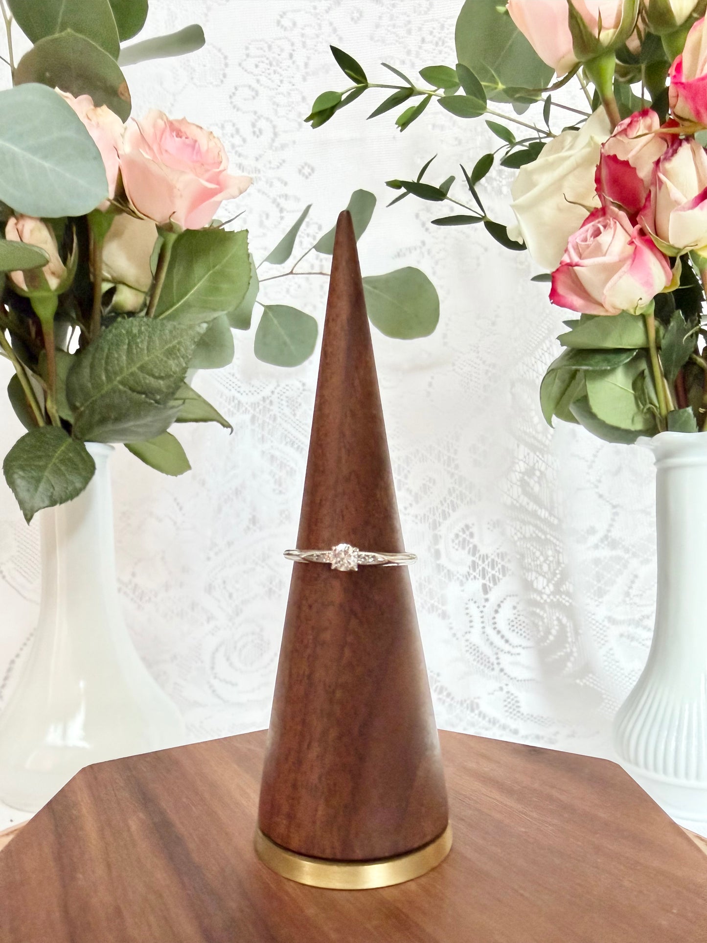 Vintage Style Diamond Solitaire Ring