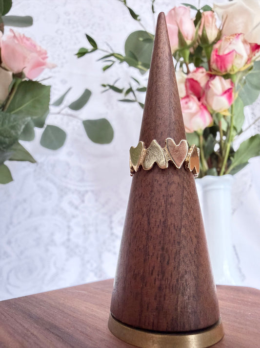 Solid Heart Band Ring