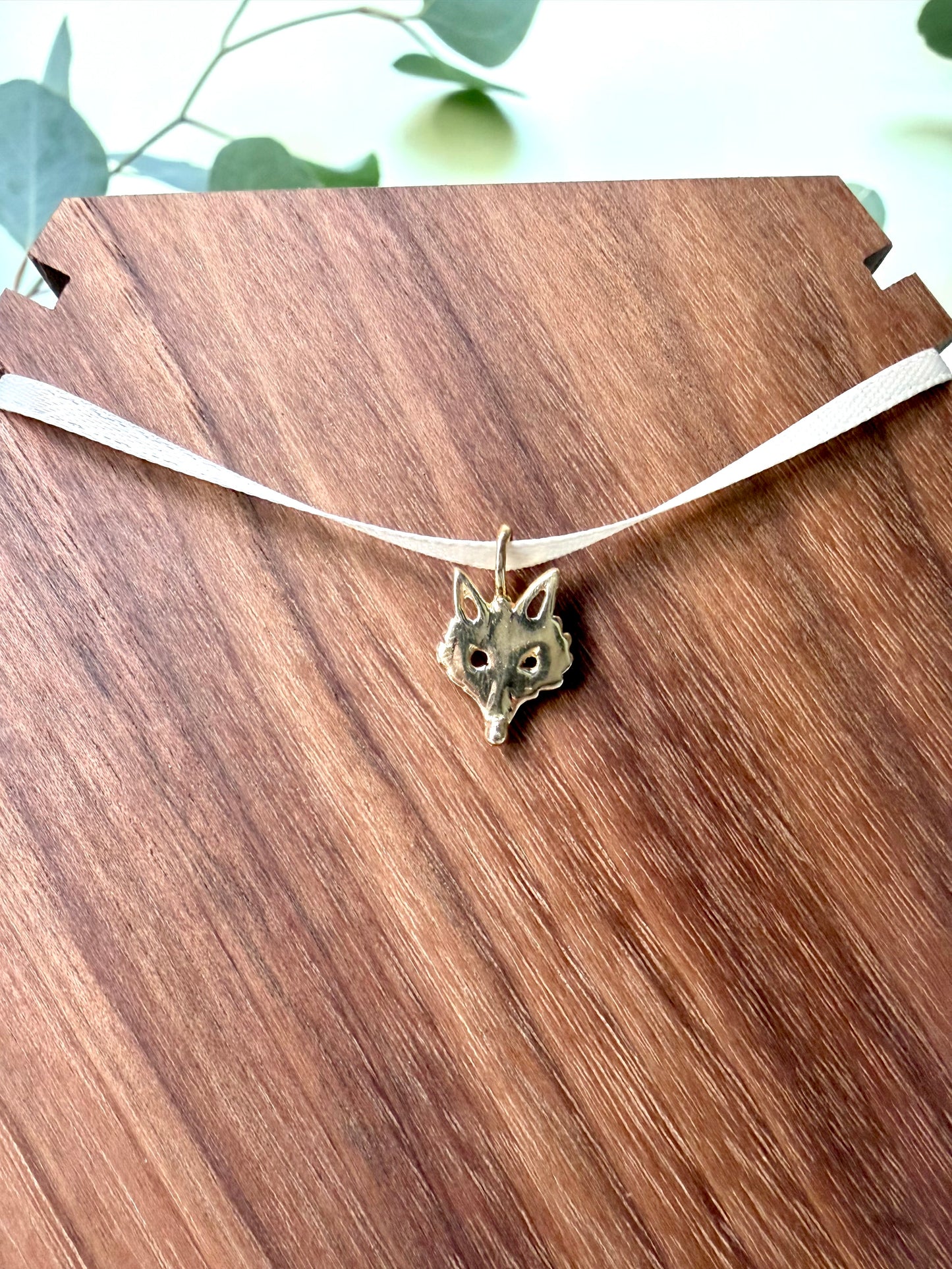 Yellow Gold Fox Pendant