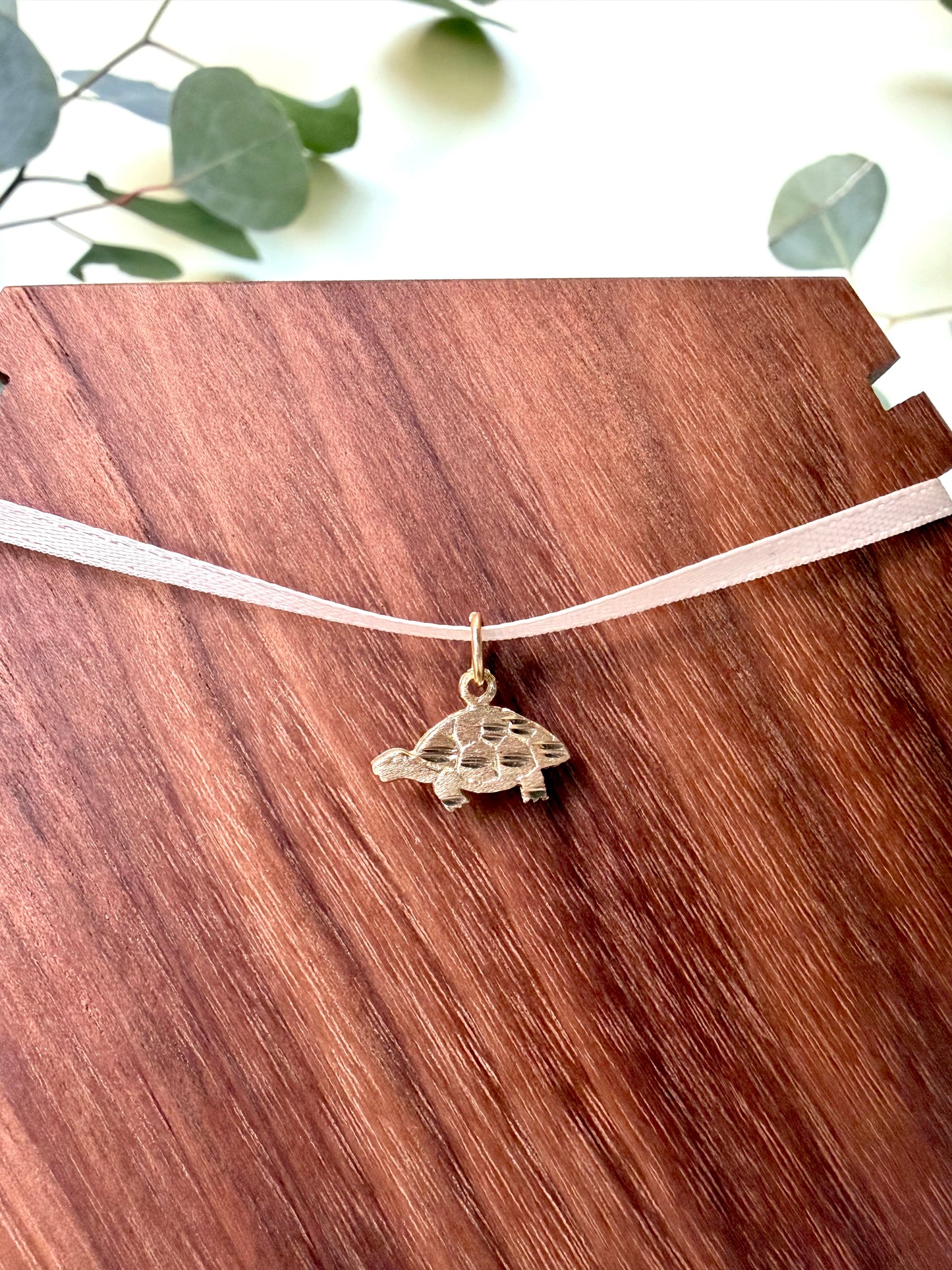 Yellow Gold Turtle Pendant
