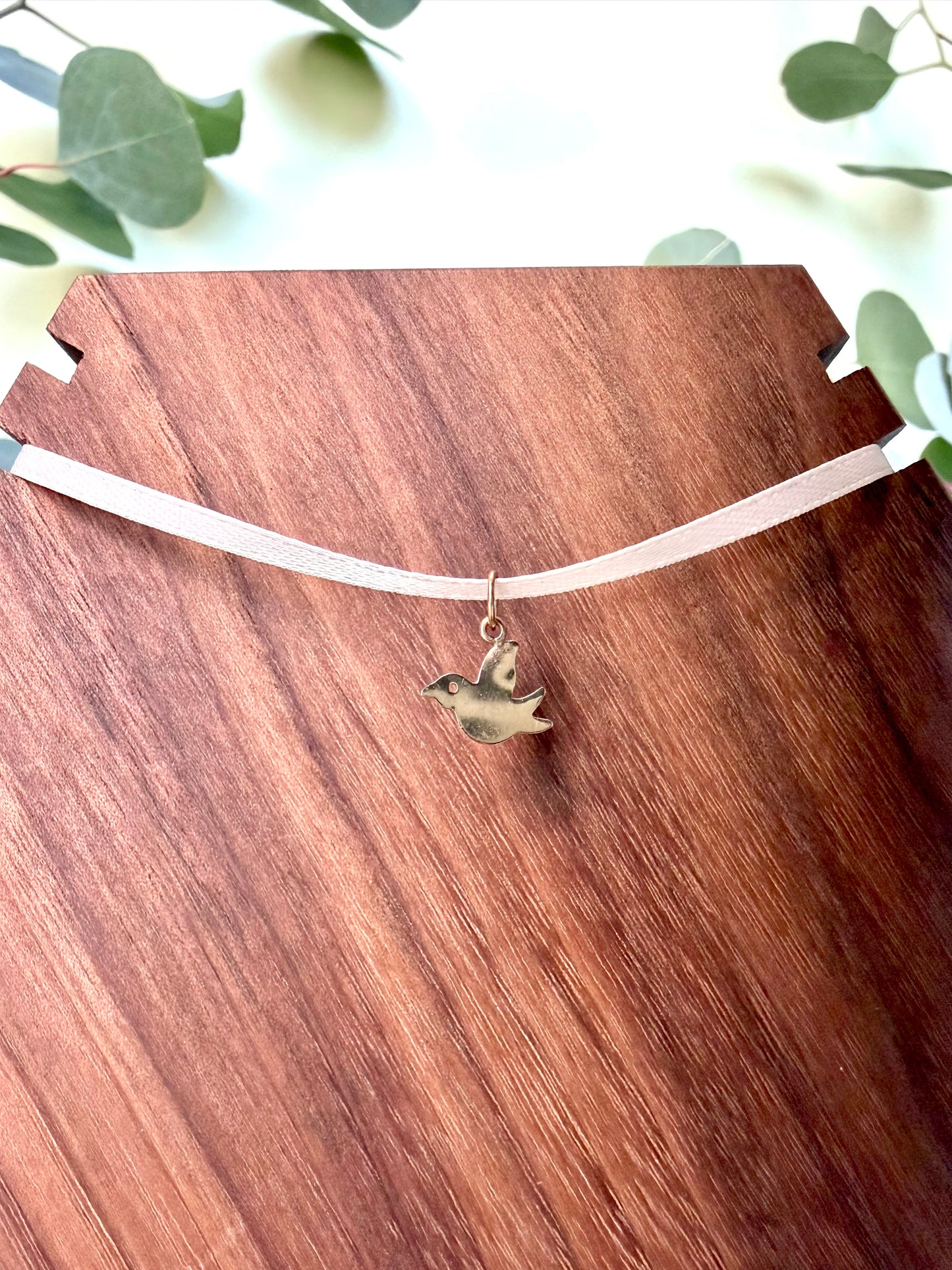 Yellow Gold Small Bird Pendant