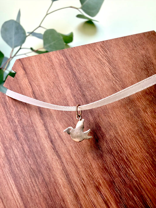 Yellow Gold Small Bird Pendant