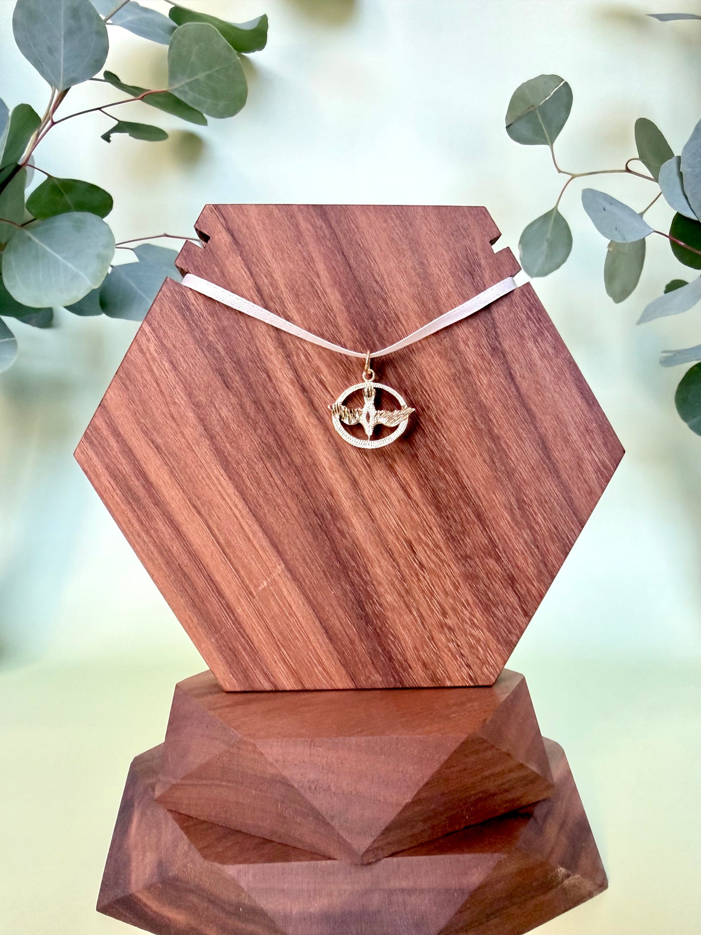 Yellow Gold Free Bird Pendant
