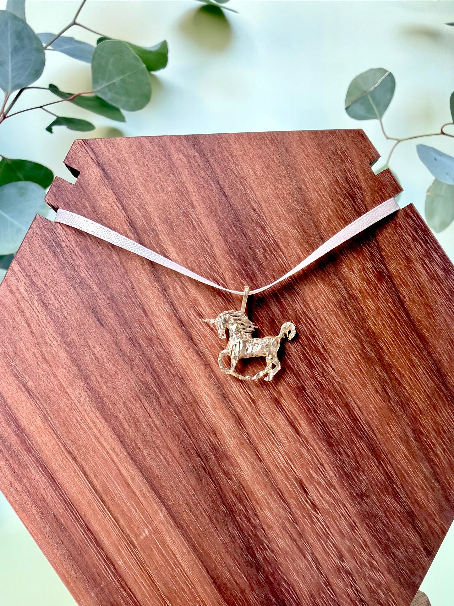 Yellow Gold Unicorn Pendant