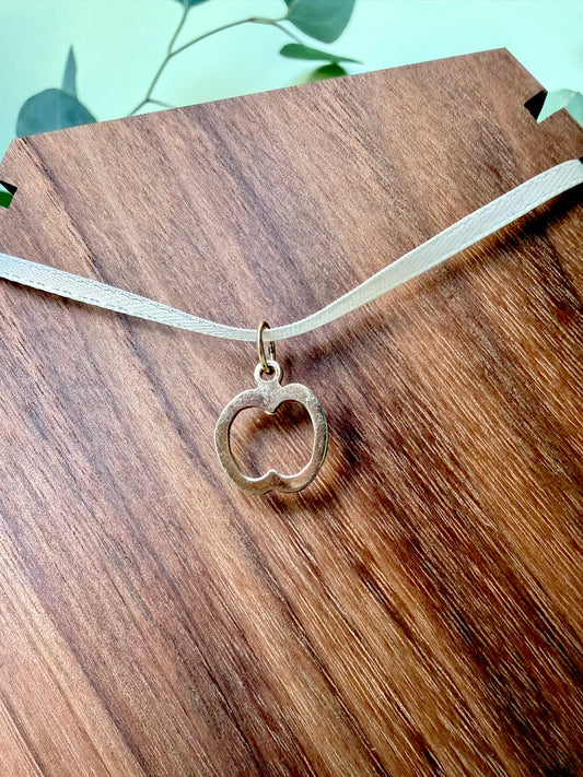 Yellow Gold Apple Pendant