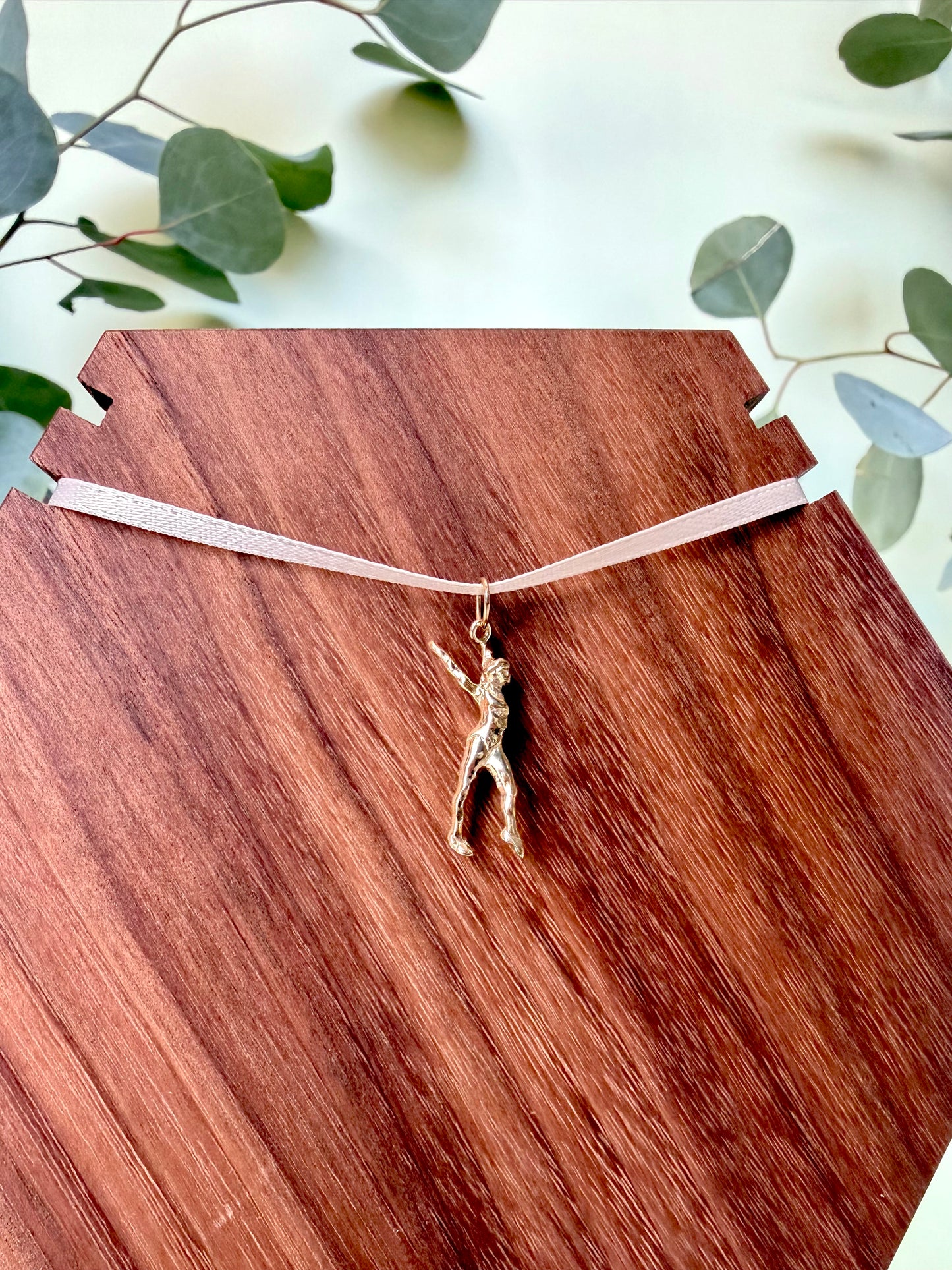 Yellow Gold Gymnast Pendant