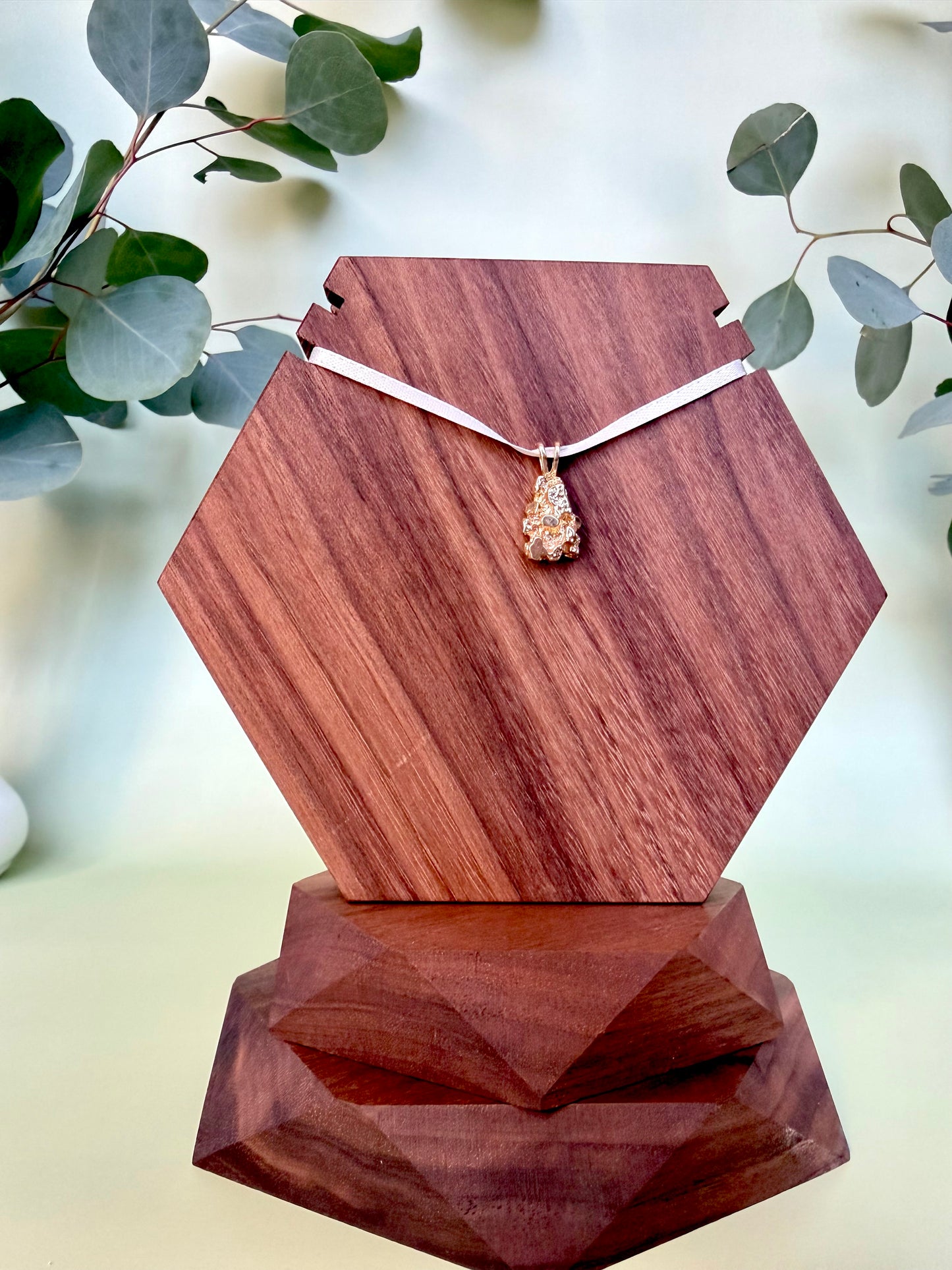 Stunning Yellow Gold Nugget Pendant