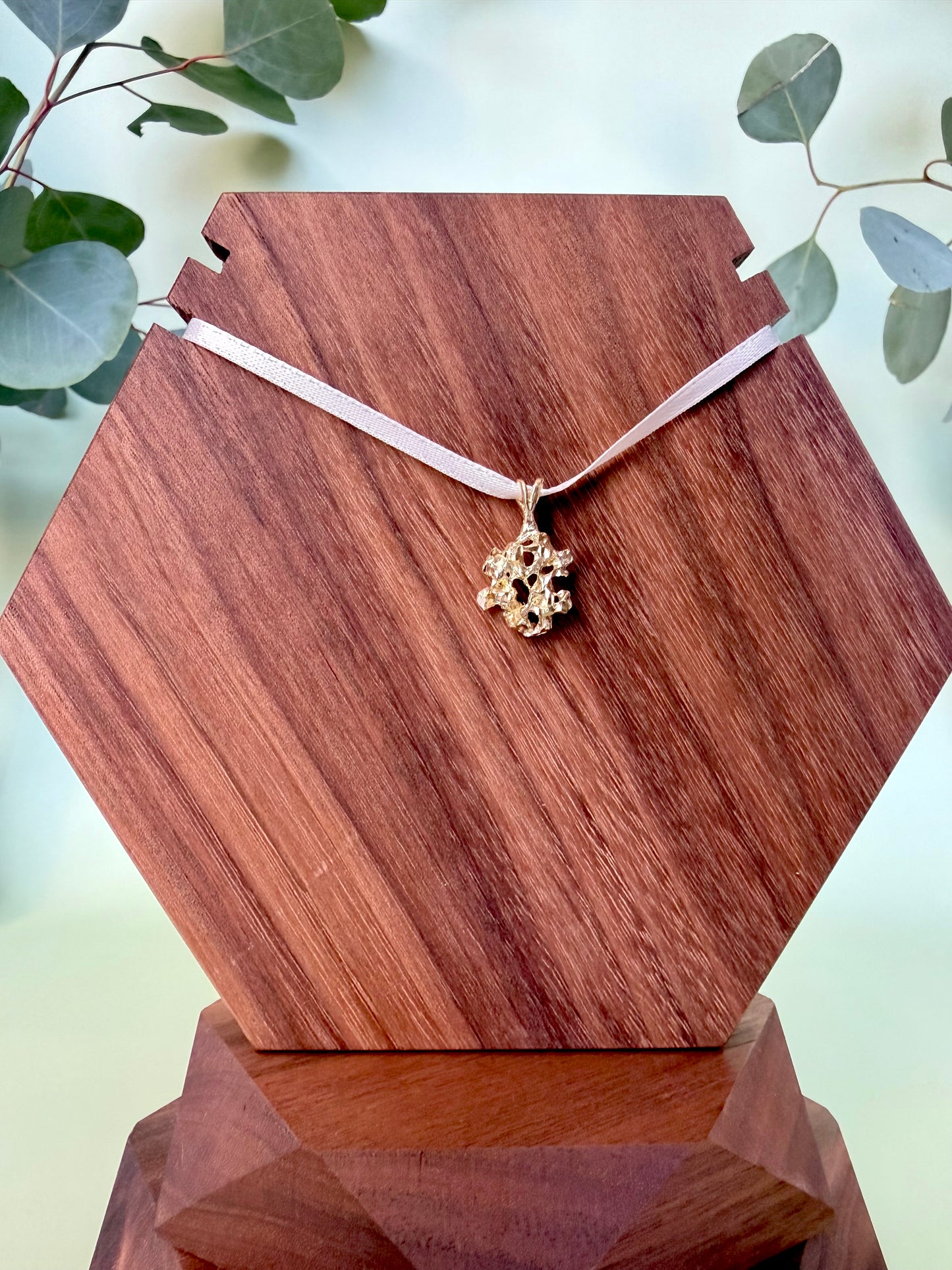 Yellow Gold Nugget Pendant