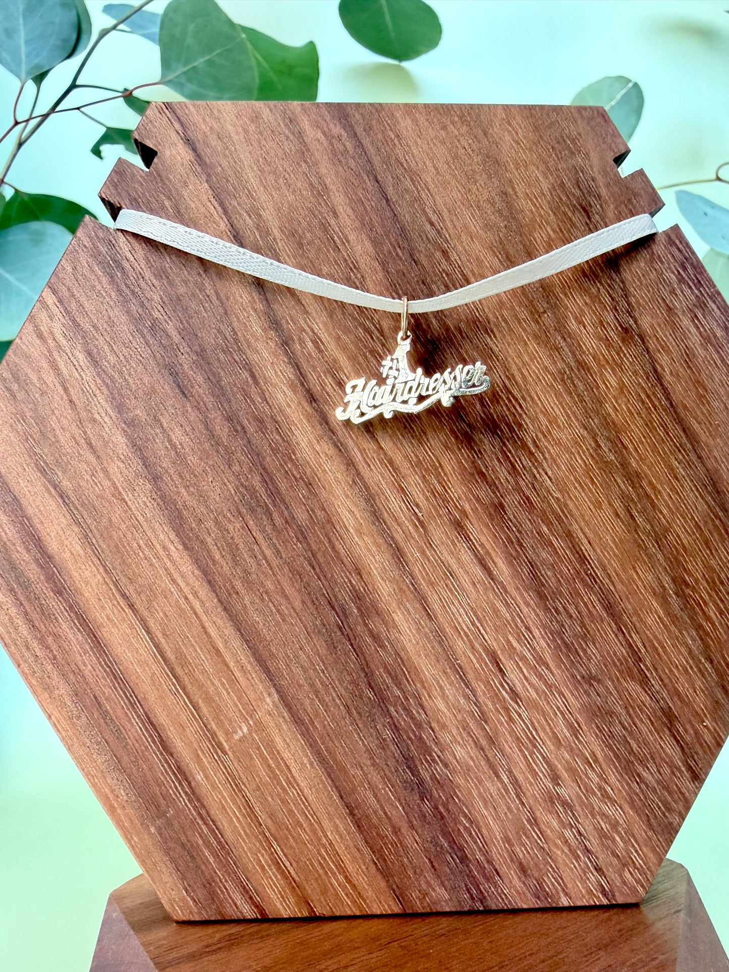 Yellow Gold #1 Hairdresser Pendant
