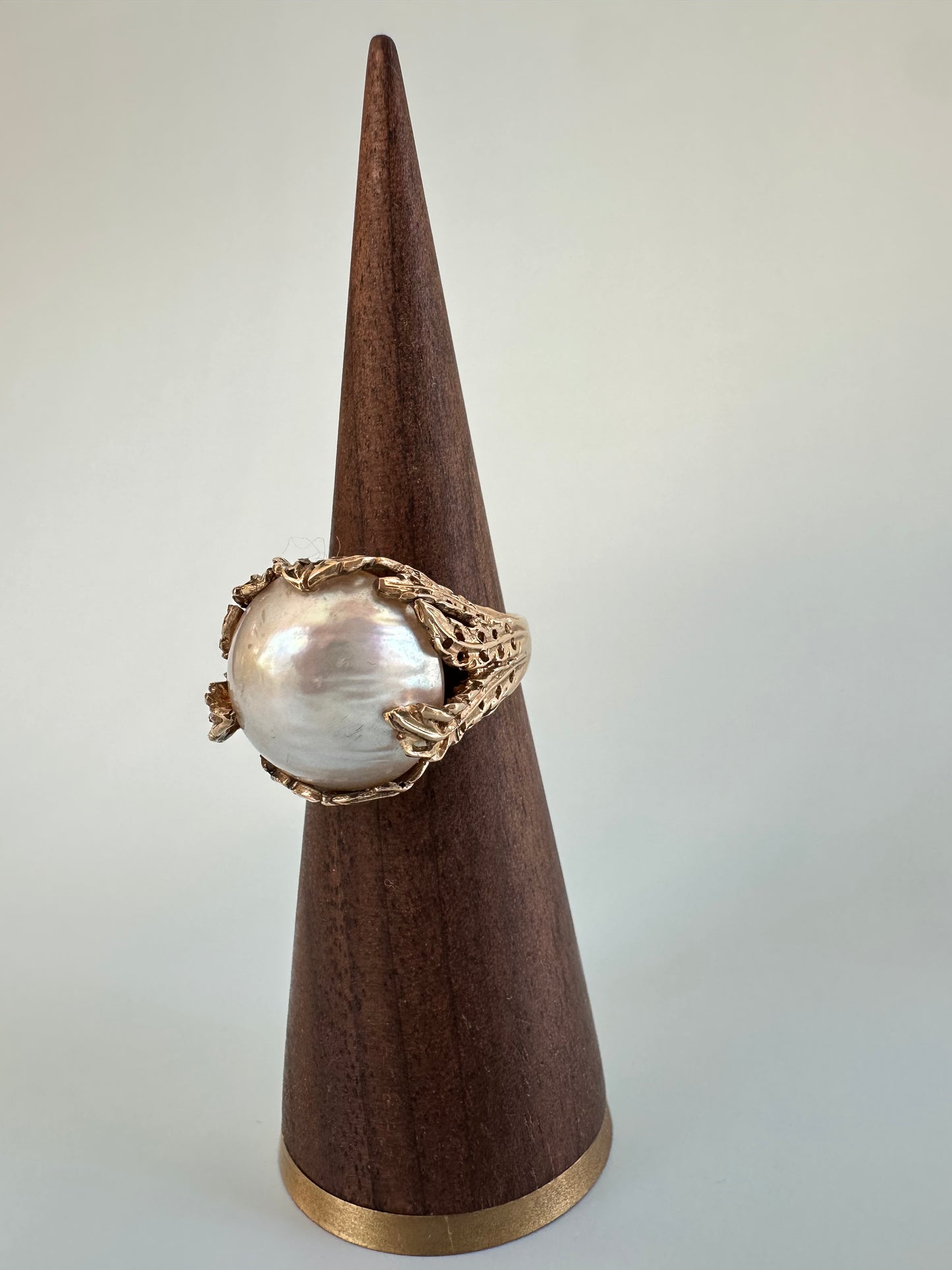 Large White Pearl Ring