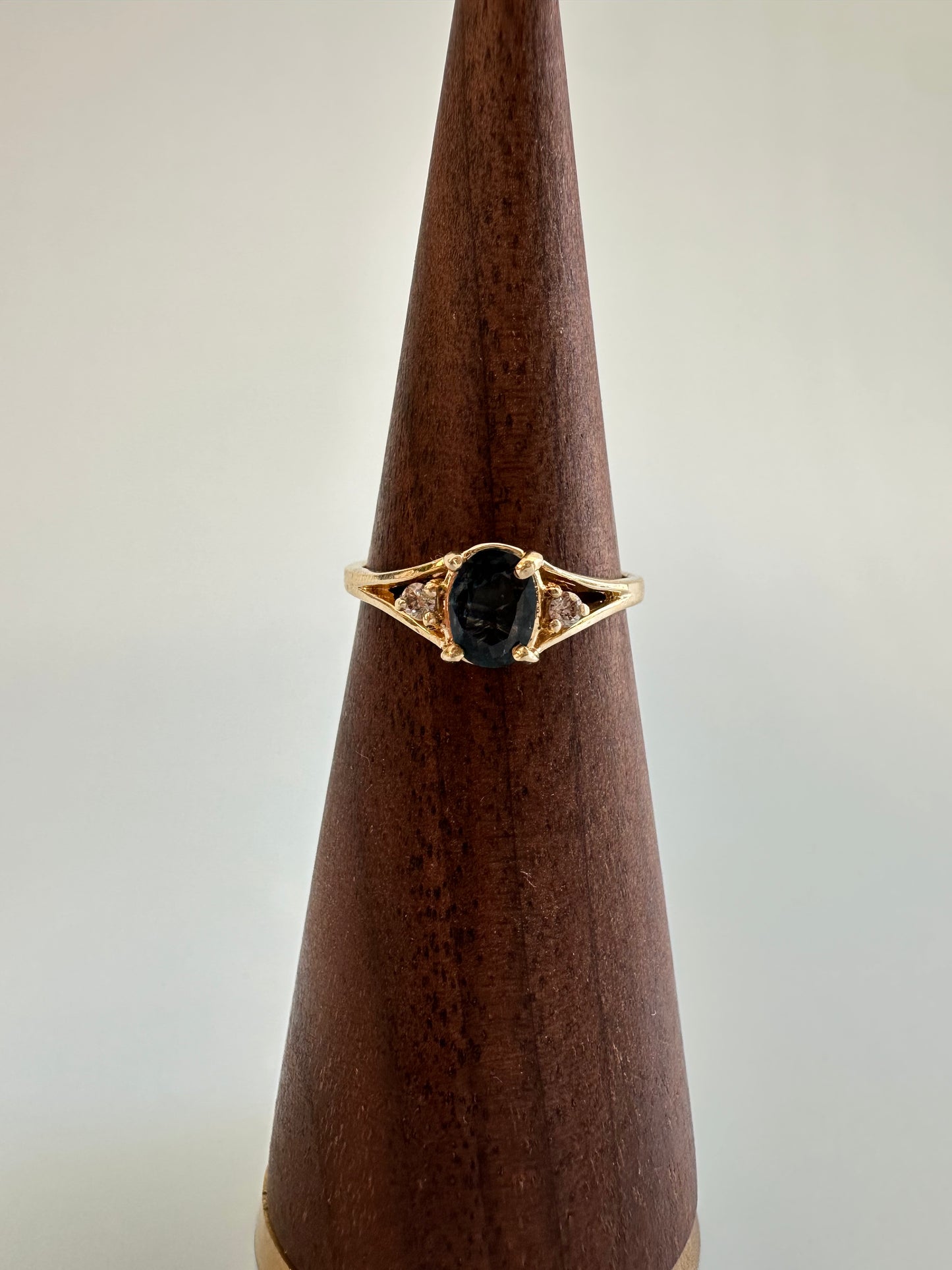 Oval Cut Sapphire Ring