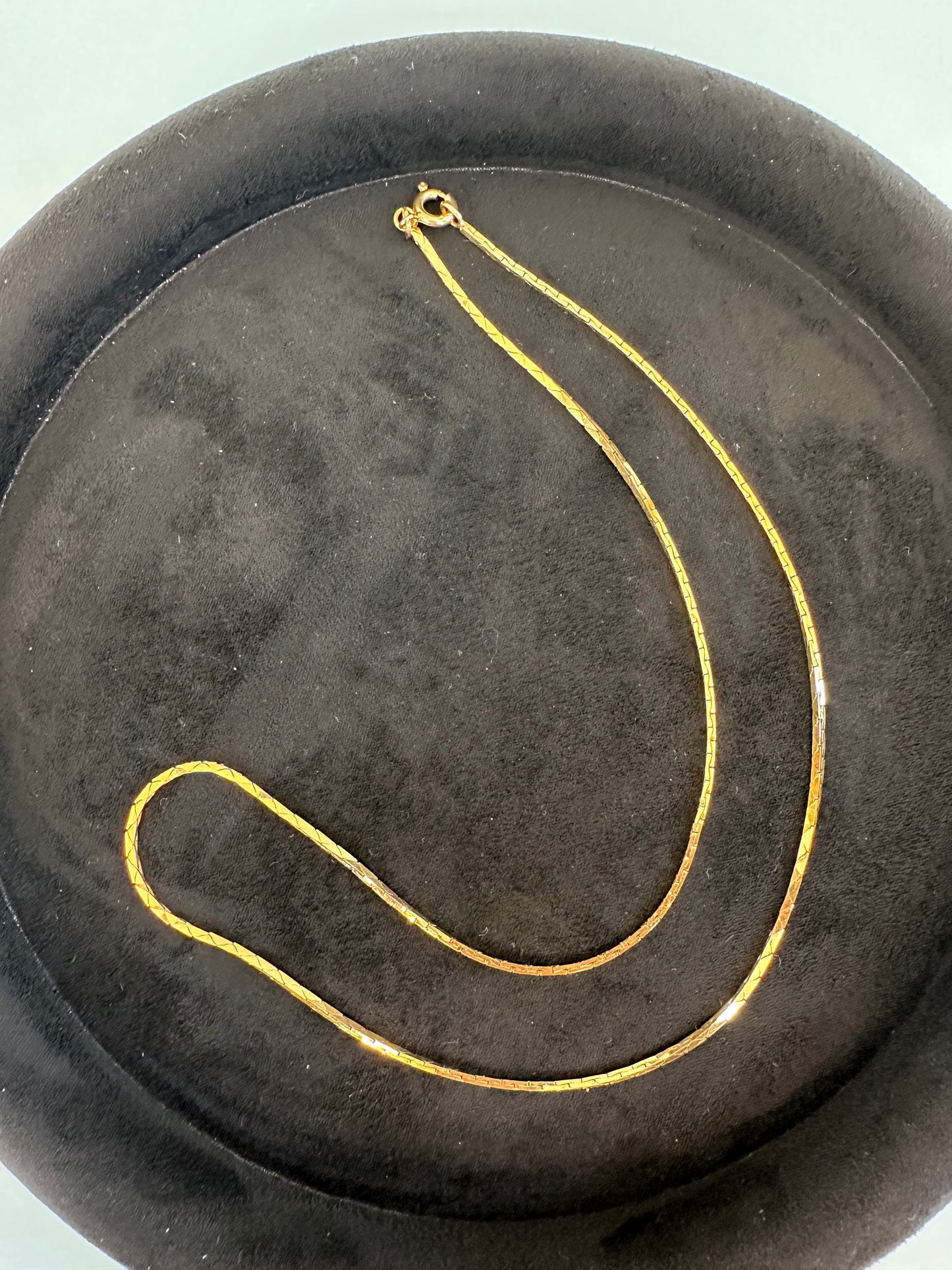 20" 14kt Yellow Gold 2mm Cobra Chain