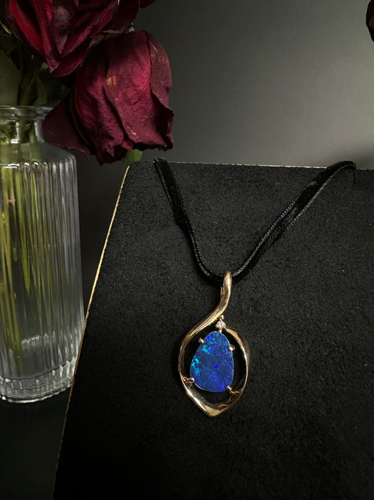 Blue Opal Pendant