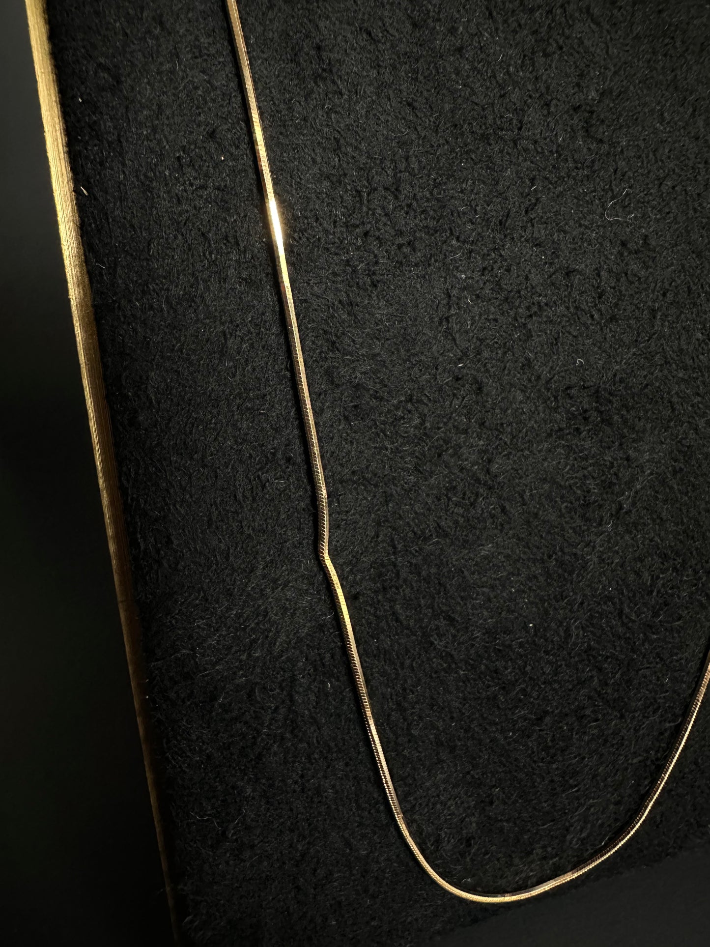 18" 14k Yellow Gold Snake Chain
