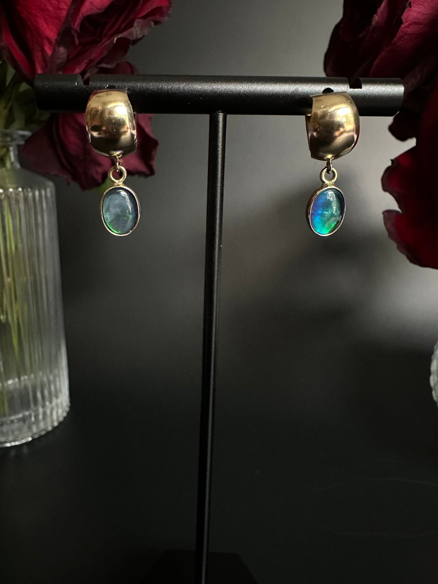 Opal Dangle Earrings
