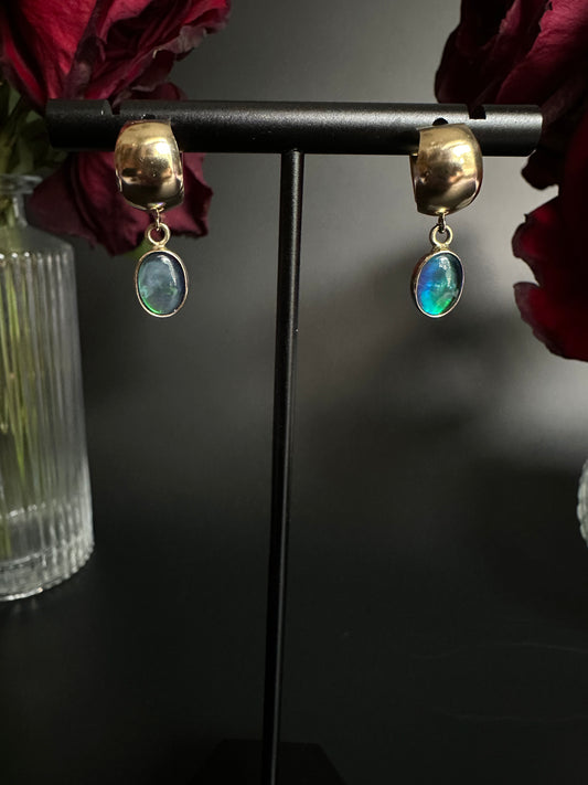 Opal Dangle Earrings