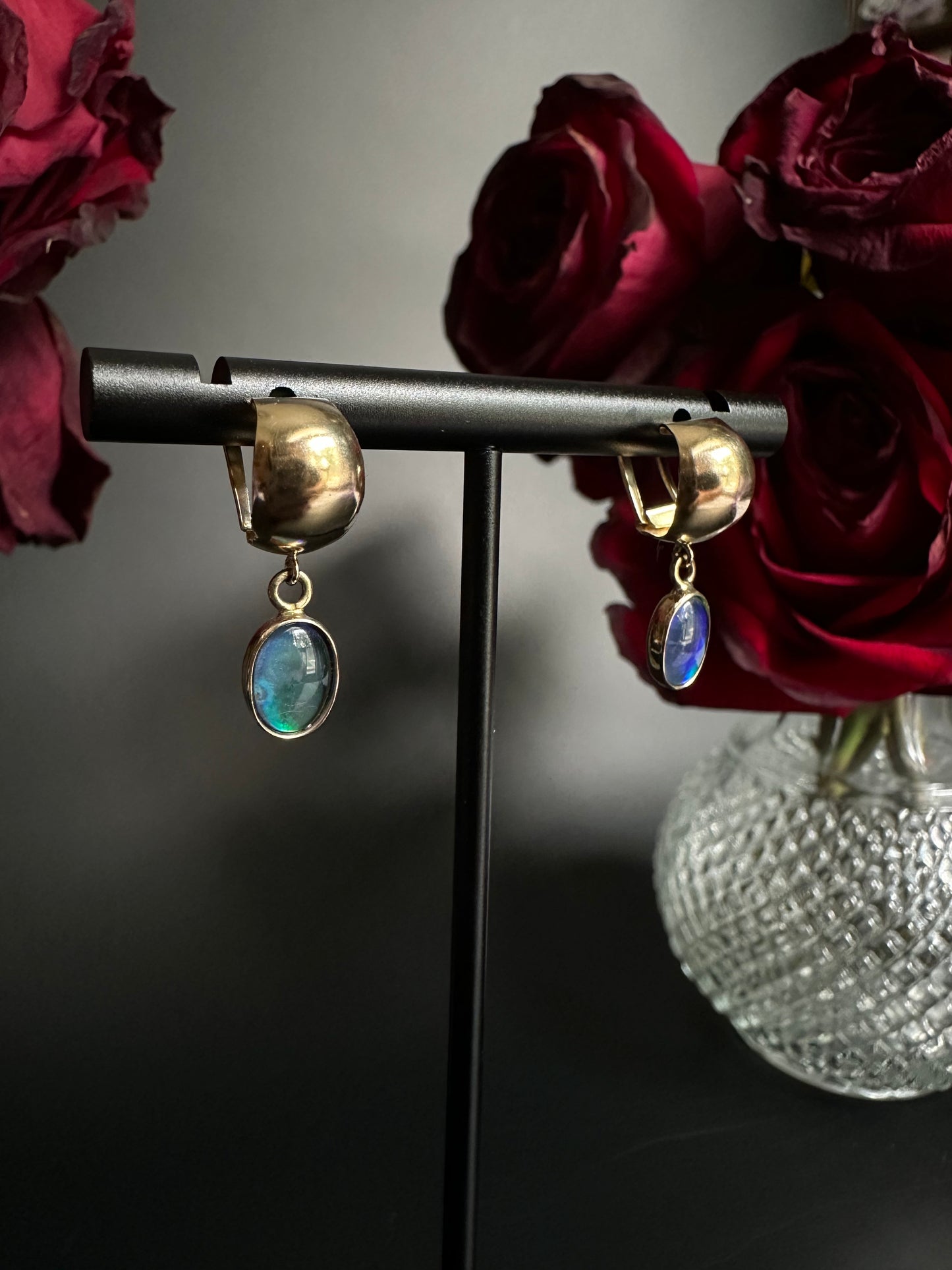 Opal Dangle Earrings