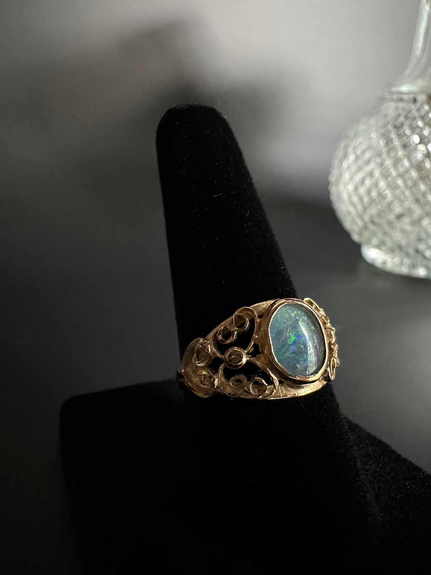 Vintage Natural Opal Ring