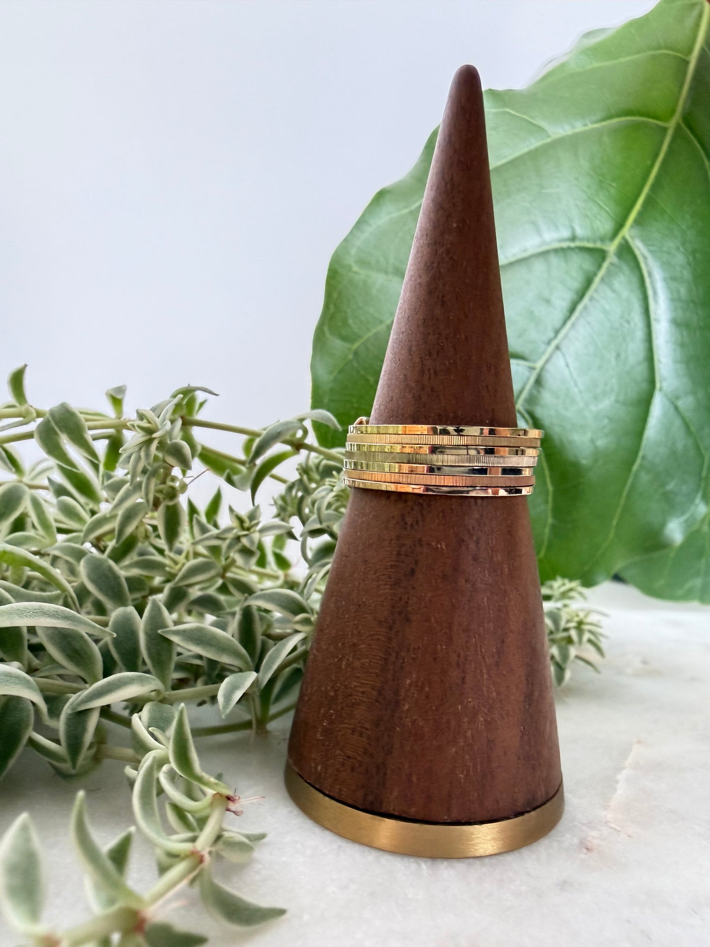 Tri-Blend Stack Set Ring