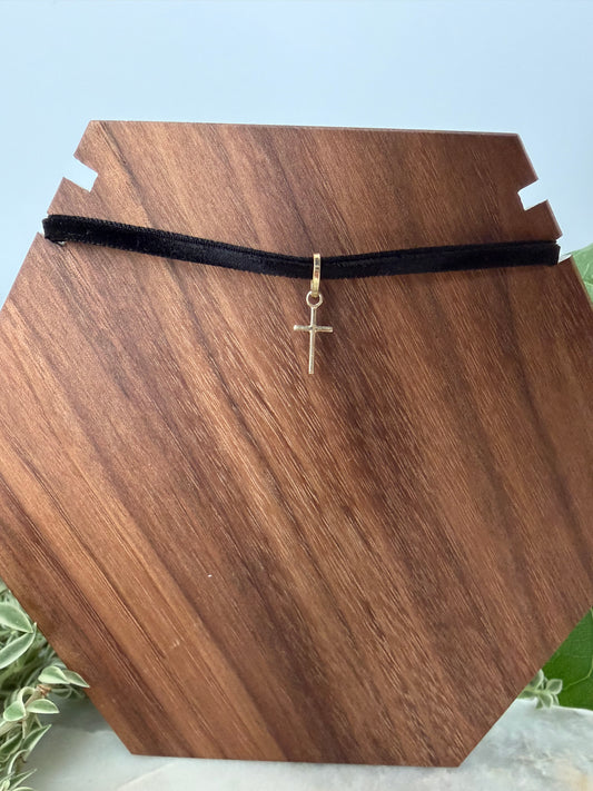 Yellow Gold Cross Pendant