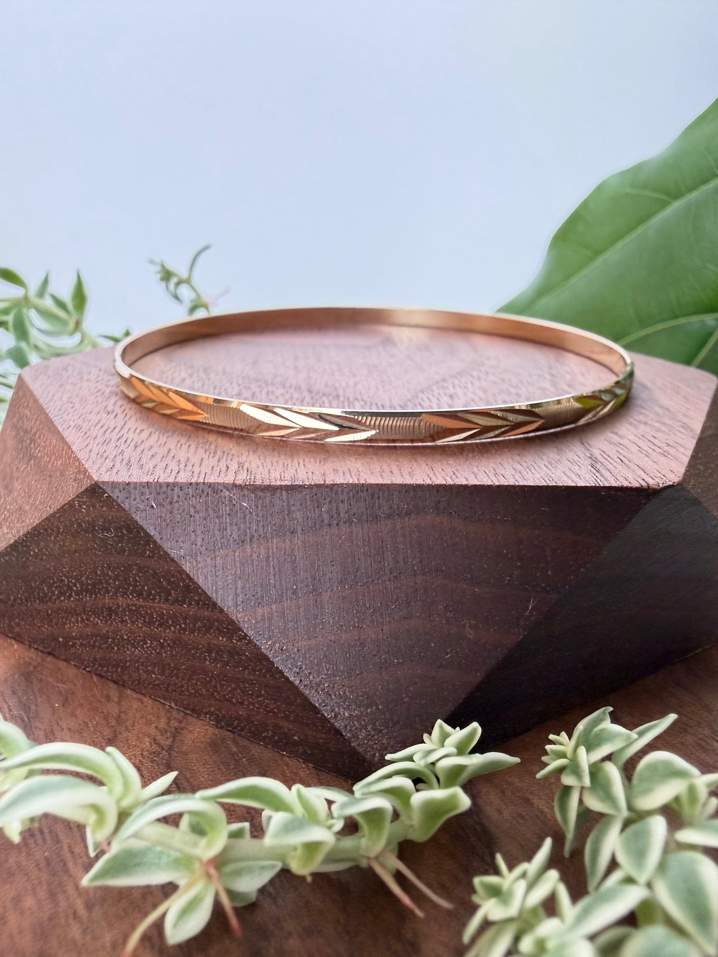 Bangle with Arrow Detailing