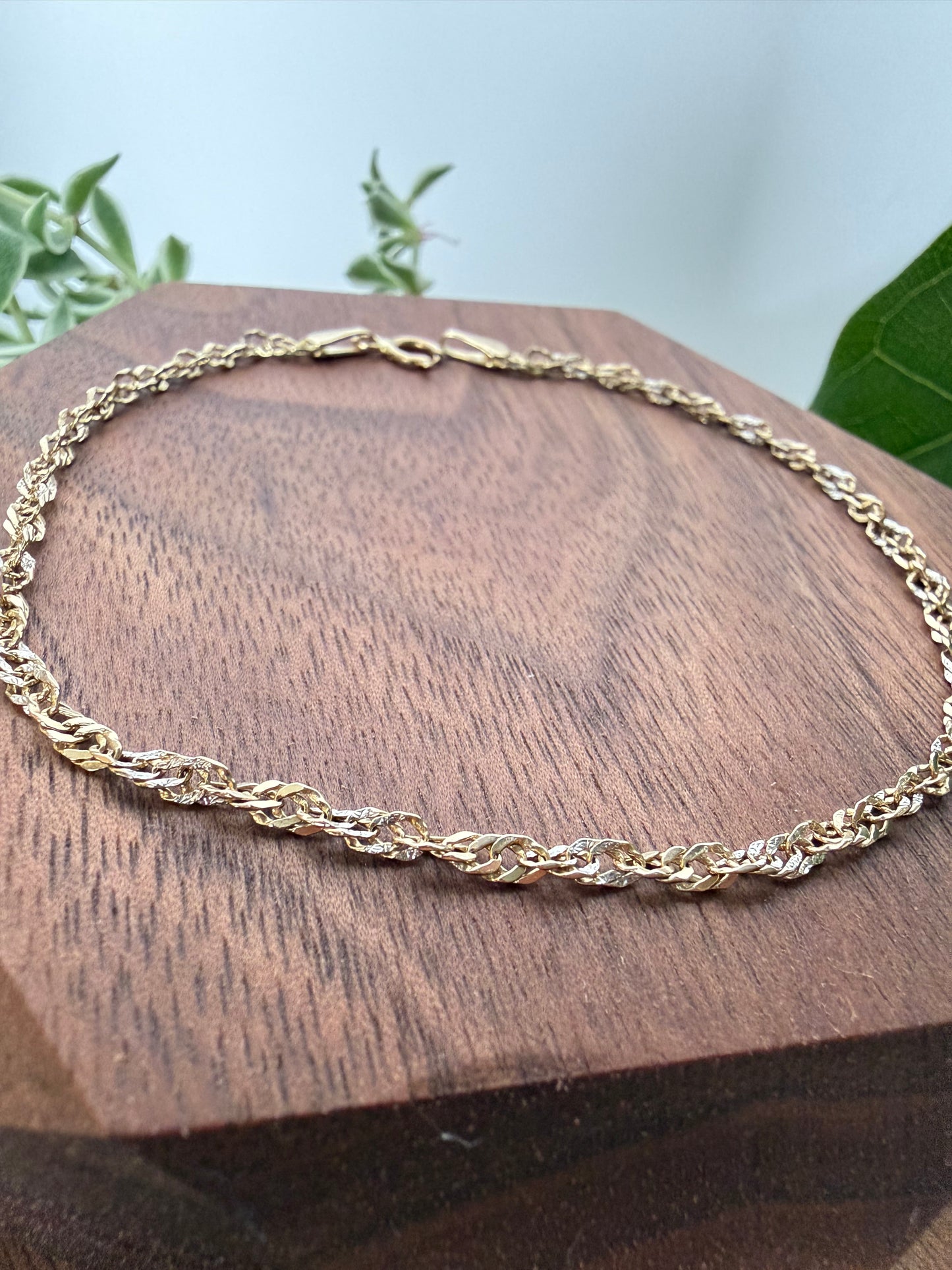 Loose Twist Rope Chain Bracelet