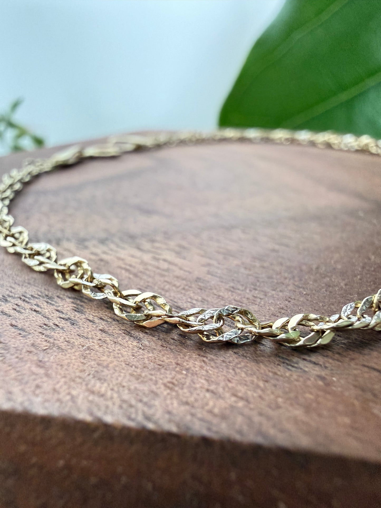 Loose Twist Rope Chain Bracelet